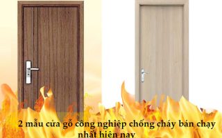 2 mẫu cửa gỗ công nghiệp chống cháy bán chạy nhất hiện nay