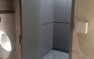 BigDoor lắp đặt hệ thống cửa WC toà nhà văn phòng tại phố Mai Hắc Đế